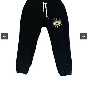 Jacquie Aiche x NSF “Let’s Trip” Black Joggers size medium